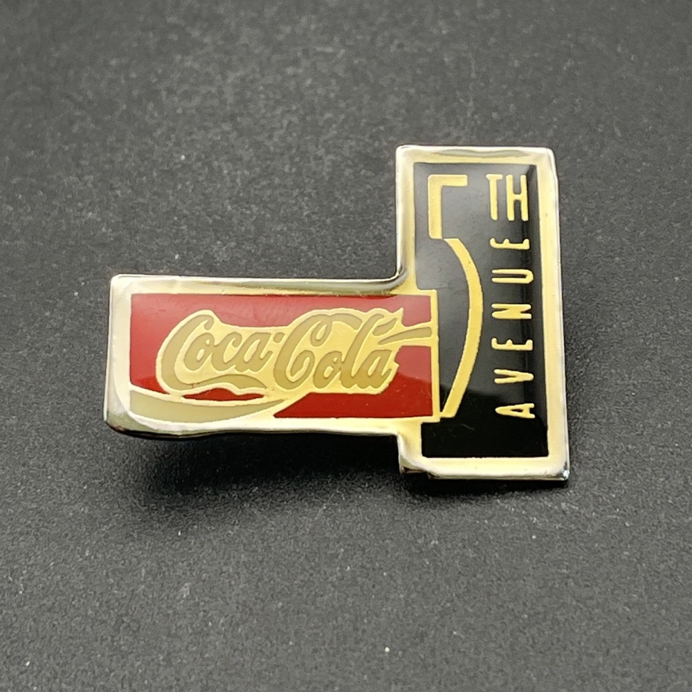 Coca-Cola Coke 5th Avenue Lapel Hat Pin